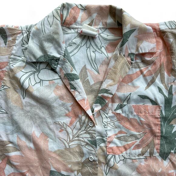 Vintage Hot Stuff Floral Aloha Hawaiian Camp Collar Shirt Button Up Pattern USA - Picture 5 of 10